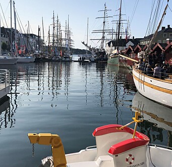 Vågen i Arendal sentrum. Vågen i Arendal sentrum.