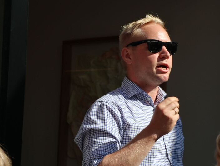 Advokatfullmektig Ola Hermansen i Hjort tok ordet i debatten. Advokatfullmektig Ola Hermansen i Hjort tok ordet i debatten.