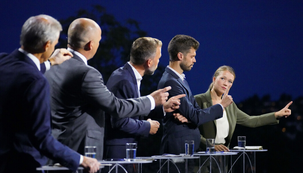 Mandag er det stortingsvalg, og Advokatbladet har sjekket de ulike partienes justispolitikk. Her fra partilederdebatten under Arendalsuka. Mandag er det stortingsvalg, og Advokatbladet har sjekket de ulike partienes justispolitikk. Her fra partilederdebatten under Arendalsuka.
