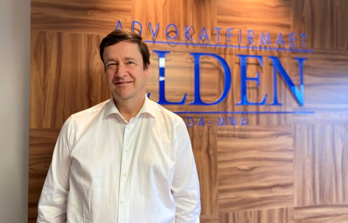 John Christian Elden på kontoret i Oslo. John Christian Elden på kontoret i Oslo.