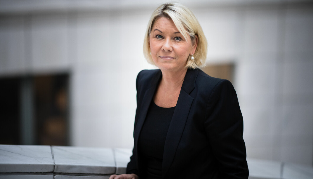 Monica Mæland var justisminister fra januar 2020 til oktober 2021.
