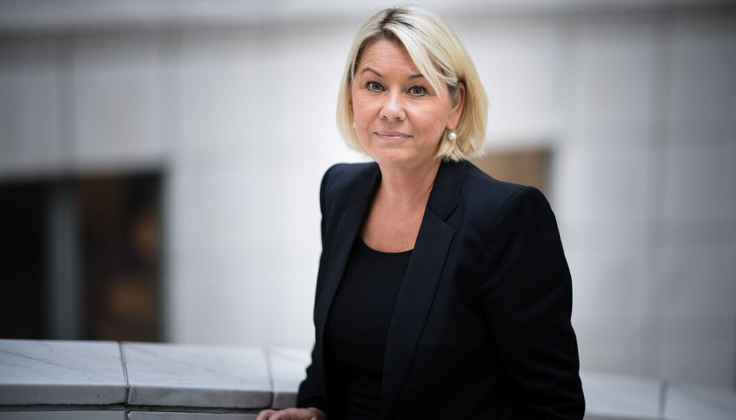 Monica Mæland var justisminister fra januar 2020 til oktober 2021. Monica Mæland var justisminister fra januar 2020 til oktober 2021.