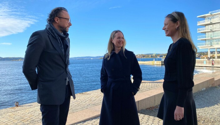 – Hele advokatstanden må bidra til at det grønne skriftet kommer, sier Geir Gustavsson (t.v). – Hele advokatstanden må bidra til at det grønne skriftet kommer, sier Geir Gustavsson (t.v).
