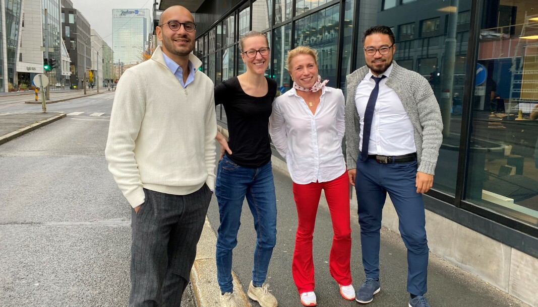 Farooq Ansari, Cathrine Bach, Anniken Qvale og Johan Woo Kvandal gleder seg til oppstarten av Ally Advokater. Farooq Ansari, Cathrine Bach, Anniken Qvale og Johan Woo Kvandal gleder seg til oppstarten av Ally Advokater.