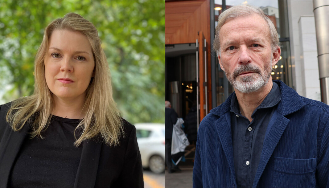 Katrine Holter og Frode Sulland. Katrine Holter og Frode Sulland.