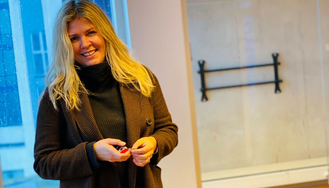 Ellen Cecilie Mostad fikk nylig nøklene til firmaets kontorer midt i Stavanger sentrum. Ellen Cecilie Mostad fikk nylig nøklene til firmaets kontorer midt i Stavanger sentrum.