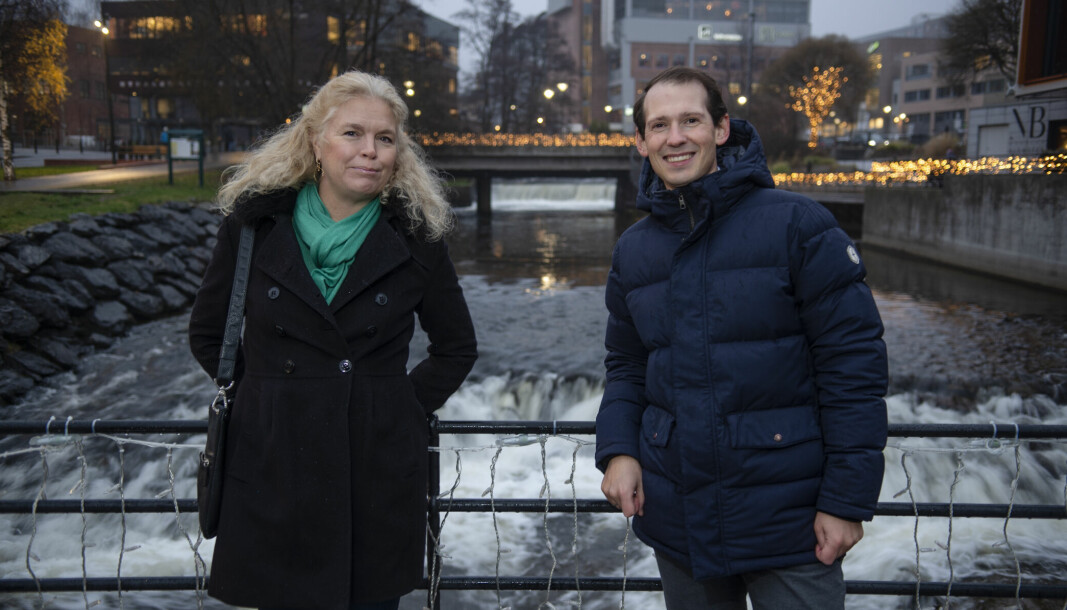 Cathrine Hambro og Emanuel Feinberg, advokater for Greenpeace og Natur og Ungdom i klimasøksmålet.