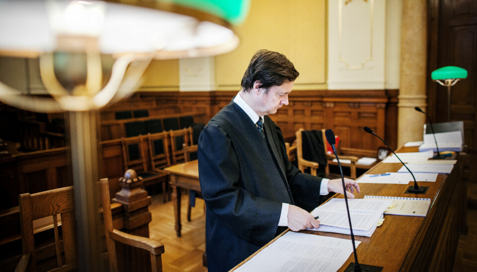 Advokat John Christian Elden er prosessfullmektig for Tor Kjærviks sønn.
