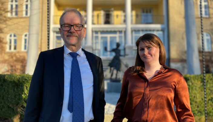 Lars Winsvold og Nathalie Brinkmann. Lars Winsvold og Nathalie Brinkmann.