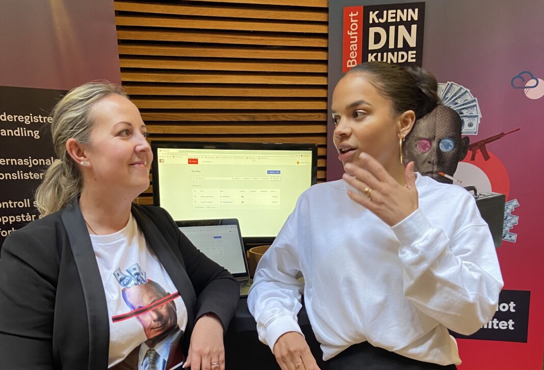 Utstillerne Cecilie Eian og Kristina Marveux var på TechTorget på vegne av Beaufort Solutions. Utstillerne Cecilie Eian og Kristina Marveux var på TechTorget på vegne av Beaufort Solutions.