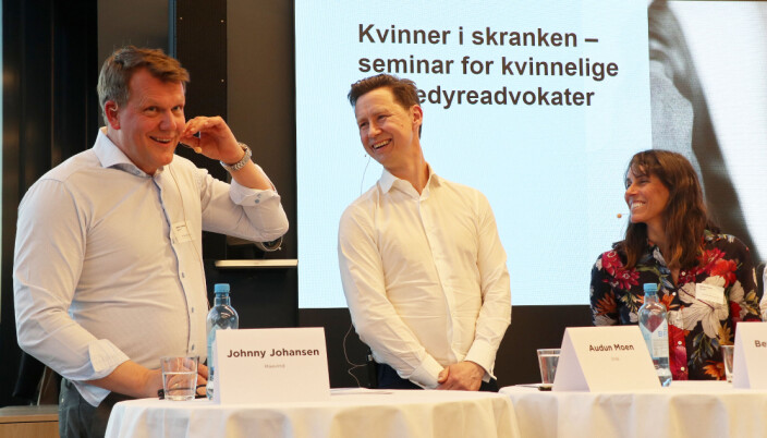 Johnny Johansen, Audun Moen og Bettina Banoun. Johnny Johansen, Audun Moen og Bettina Banoun.