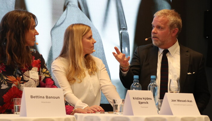 Bettina Banoun, Kristine Hyldmo Bjørnvik og Jon Wessel-Aas. Bettina Banoun, Kristine Hyldmo Bjørnvik og Jon Wessel-Aas.