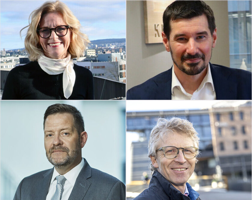 Tine Engstøm Wærsten i Bull, Bjørnar Alterskjær i CMS Kluge, Øystein Arff Gulseth i Ernst & Young Advokatfirma og Jacob S. Bjønness-Jacobsen i Grette har grunn til å være fornøyde med fjoråret. Tine Engstøm Wærsten i Bull, Bjørnar Alterskjær i CMS Kluge, Øystein Arff Gulseth i Ernst & Young Advokatfirma og Jacob S. Bjønness-Jacobsen i Grette har grunn til å være fornøyde med fjoråret.