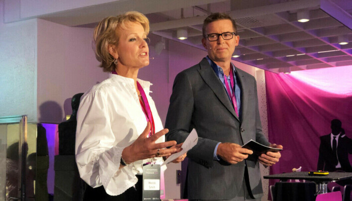 Fra åpningen av Advokatenes fagdager i 2019: Merete Smith og Torbjørn Buer. Fra åpningen av Advokatenes fagdager i 2019: Merete Smith og Torbjørn Buer.