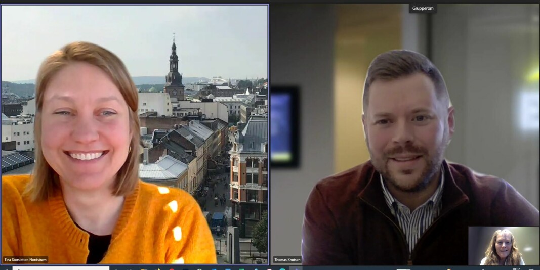 Mangfoldsutvalget inviterer onsdag 25.mai til åpent møte og panelsamtale om Equality Check-rapporten og tematikken, forteller Tina Storsletten Nordstrøm og Thomas Knutsen. Mangfoldsutvalget inviterer onsdag 25.mai til åpent møte og panelsamtale om Equality Check-rapporten og tematikken, forteller Tina Storsletten Nordstrøm og Thomas Knutsen.