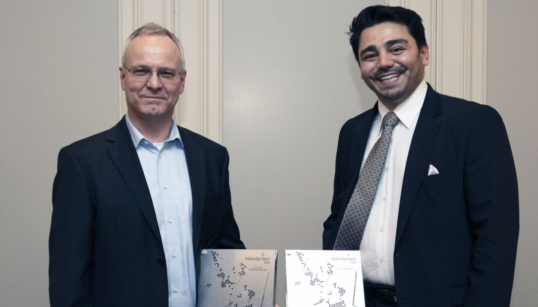 Nicolai Vogt Skjerdal og Servet Yildiz Stêrk var stolte prisvinnere i 2021. Nicolai Vogt Skjerdal og Servet Yildiz Stêrk var stolte prisvinnere i 2021.