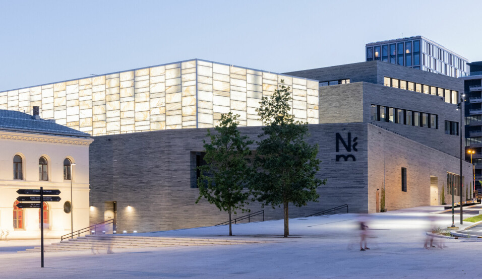Det nye Nasjonalmuseet ved Aker Brygge i Oslo.
