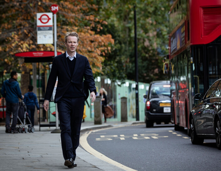 Lars Eirik Gåseide Røsås i London. Lars Eirik Gåseide Røsås i London.