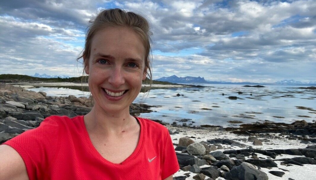 Iselin Nybø på ferie. Iselin Nybø på ferie.