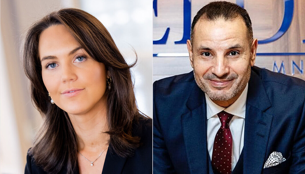 Belinda Boothby og Farid Bouras. Belinda Boothby og Farid Bouras.