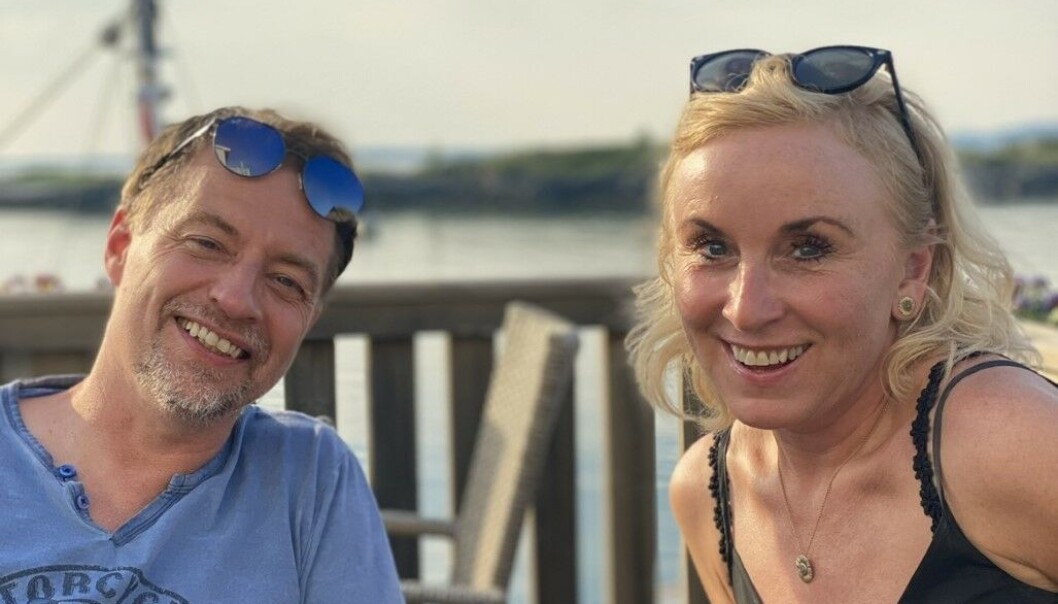 Kristin Hammervik sammen med mannen Michal Wiik Johansen. Kristin Hammervik sammen med mannen Michal Wiik Johansen.
