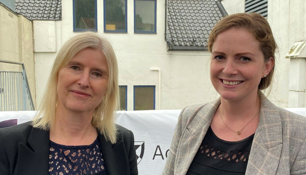 Partner Elisabeth Roscher og senioradvokat Tine Vigmostad arrangerte debatt. Partner Elisabeth Roscher og senioradvokat Tine Vigmostad arrangerte debatt.