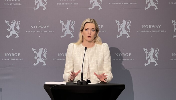 Justisminister Emilie E. Mehl. Justisminister Emilie E. Mehl.
