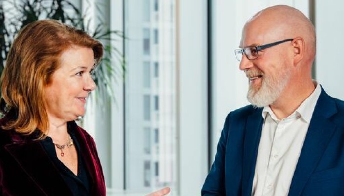 Kristine Aarflot skal fortsette å lede det sammenslåtte selskapet. Her sammen med daglig leder i Protector IP, Petter Westnes. Kristine Aarflot skal fortsette å lede det sammenslåtte selskapet. Her sammen med daglig leder i Protector IP, Petter Westnes.