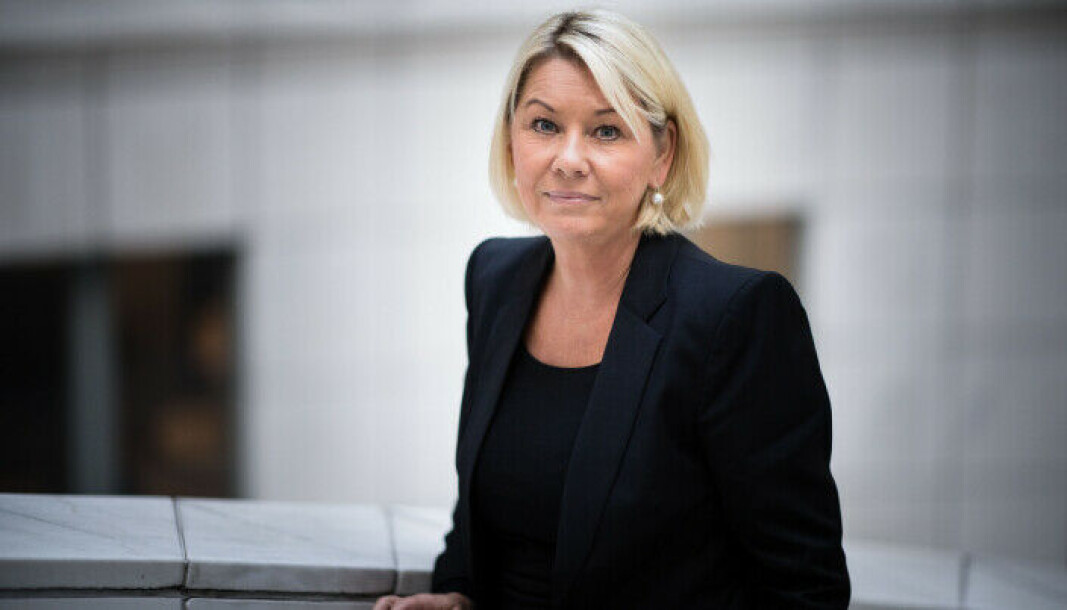 Monica Mæland har bakgrunn som næringsminister, kommunal- og moderniseringsminister og justisminister. Monica Mæland har bakgrunn som næringsminister, kommunal- og moderniseringsminister og justisminister.