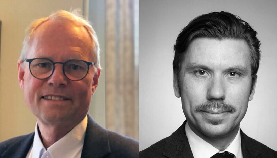 Hans Petter Graver og Michael Reiertsen. Hans Petter Graver og Michael Reiertsen.