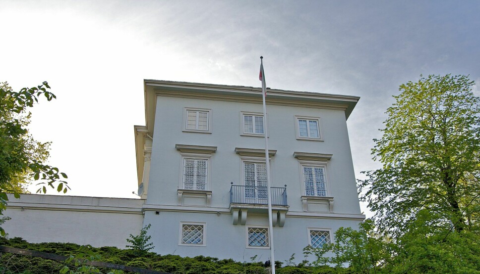 Irans ambassade i Drammensveien 88 i Oslo.