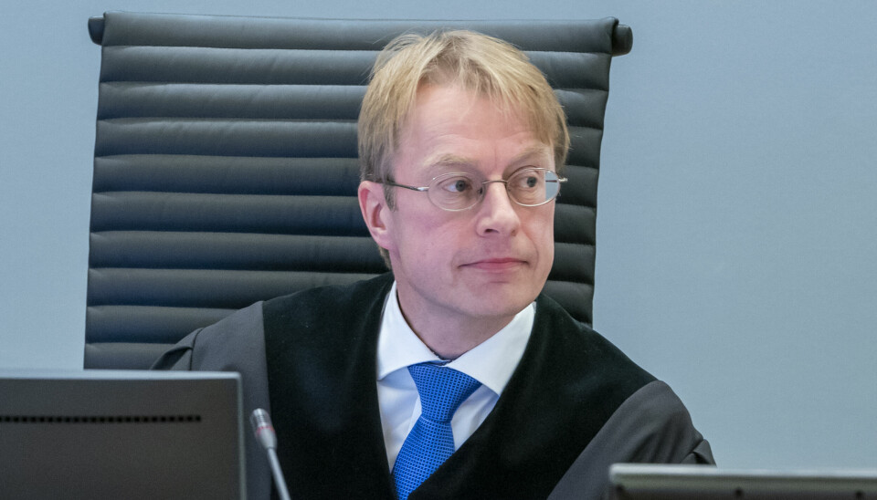 Lagdommer Halvard Leirvik i Borgarting lagmannsrett står bak undersøkelsen. Her fra ankesaken mot ekspolitimann Eirik Jensen og narkotikadømte Gjermund Cappelen.