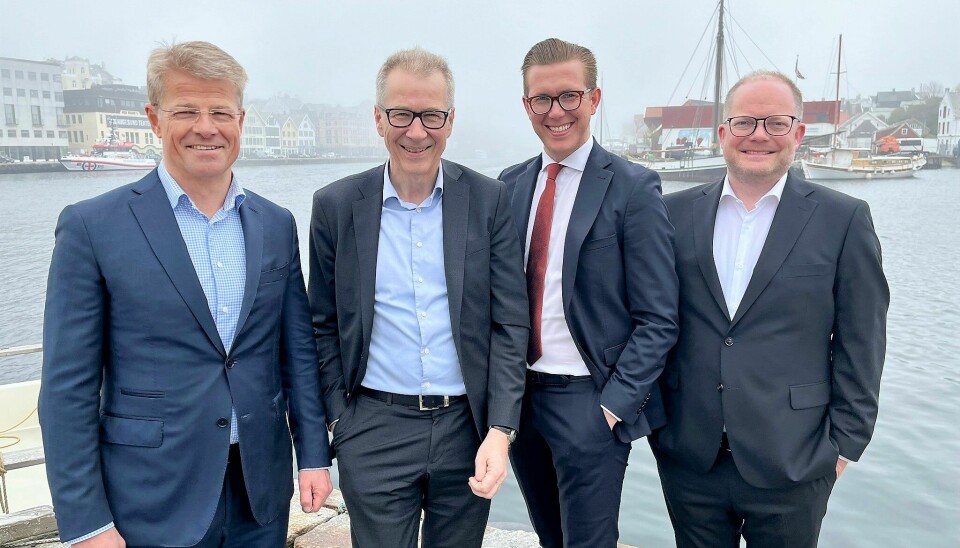 Toralf Haver, Finn Eide, Christoffer Falkeid og Roy Arne Eike.