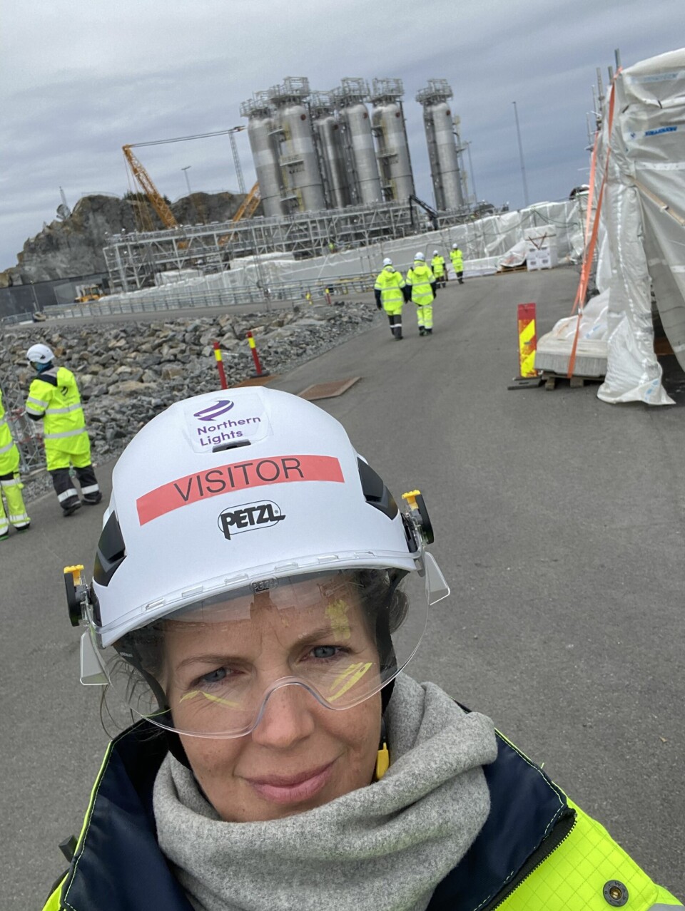 På besøk på mottaksanlegget Northern Lights i Øygarden, som er en del av det norske prosjektet for fullskala karbonfangst og -lagring kalt Langskip.