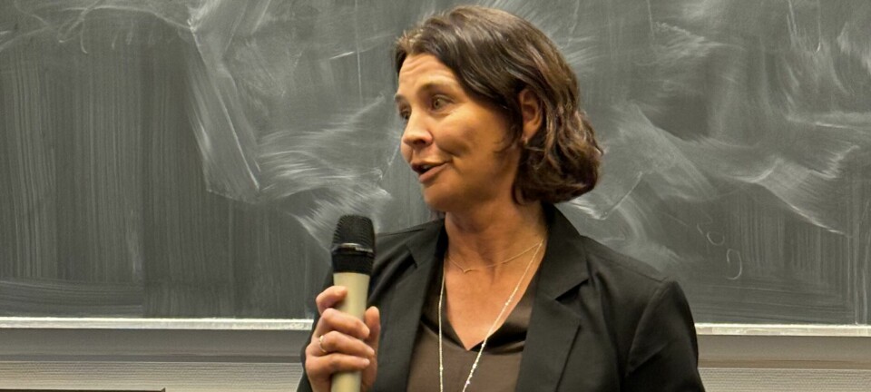 Professor Ingunn Elise Myklebust ledet habilitetsseminaret.