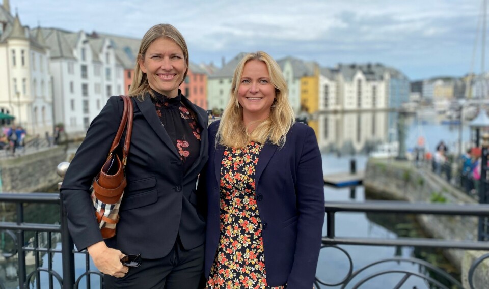Kristine Devold og Elisabeth Voldsund, grunnleggerne av advokatfirmaet Bauta som holder til i Ålesund.
