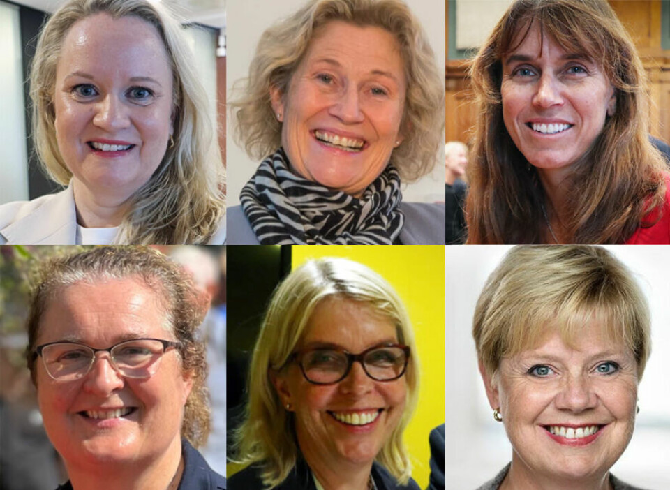 Line Wefald, Anne Sofie Bjørkholt, Bettina Banoun, Liv Monica Stubholt, Siri Teigum og Kjersti Trøbråten er blant de kvinnelige advokatene med inntekt på over ti millioner kroner.