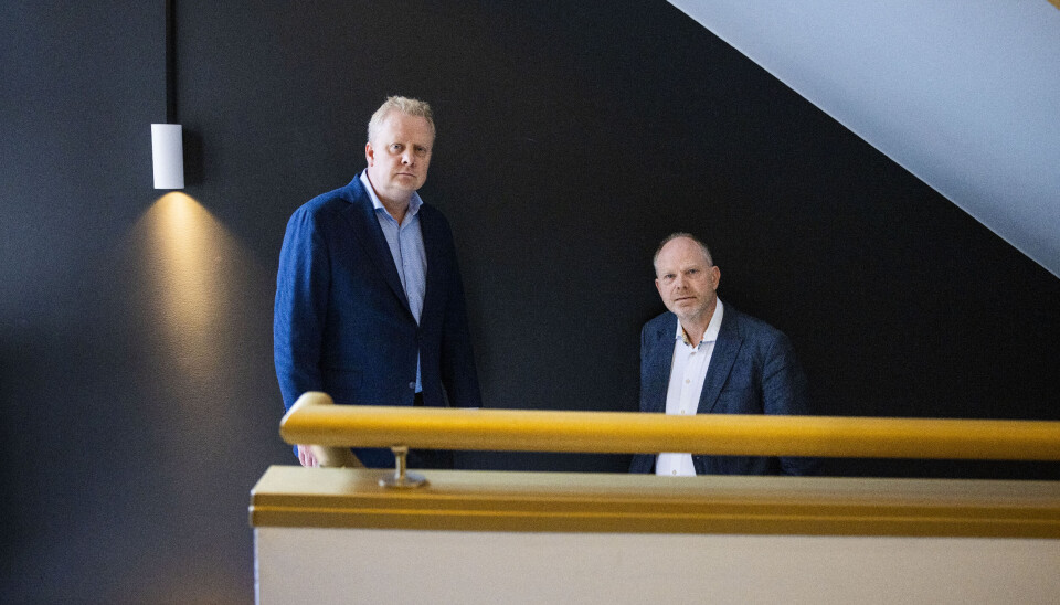 Tilsynsrådets assisterende direktør, Jonas Haugsvold, sammen med direktør Dag Eriksen.