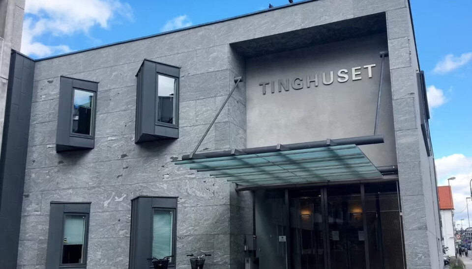 Advokaten ble pågrepet i tingretten.